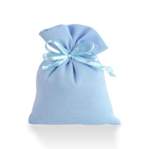 SACCHETTO COTONE 10X13CM CELESTE GR